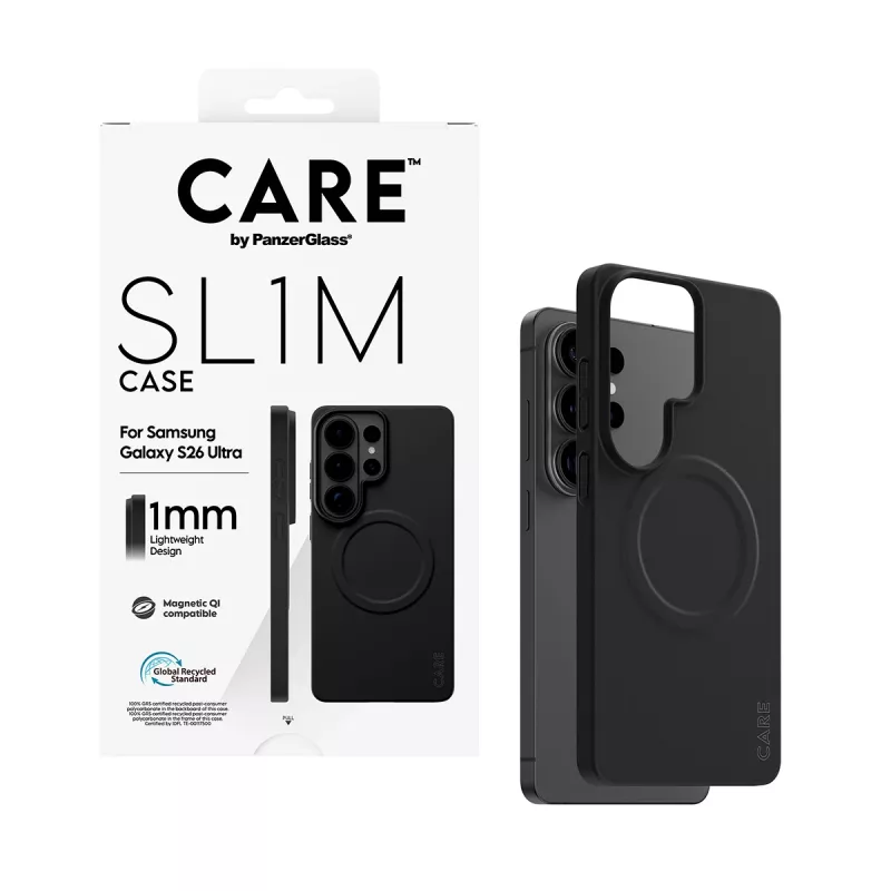 PanzerGlass CARE SL1M Dėklas Samsung Galaxy S26 Ultra, Juodas