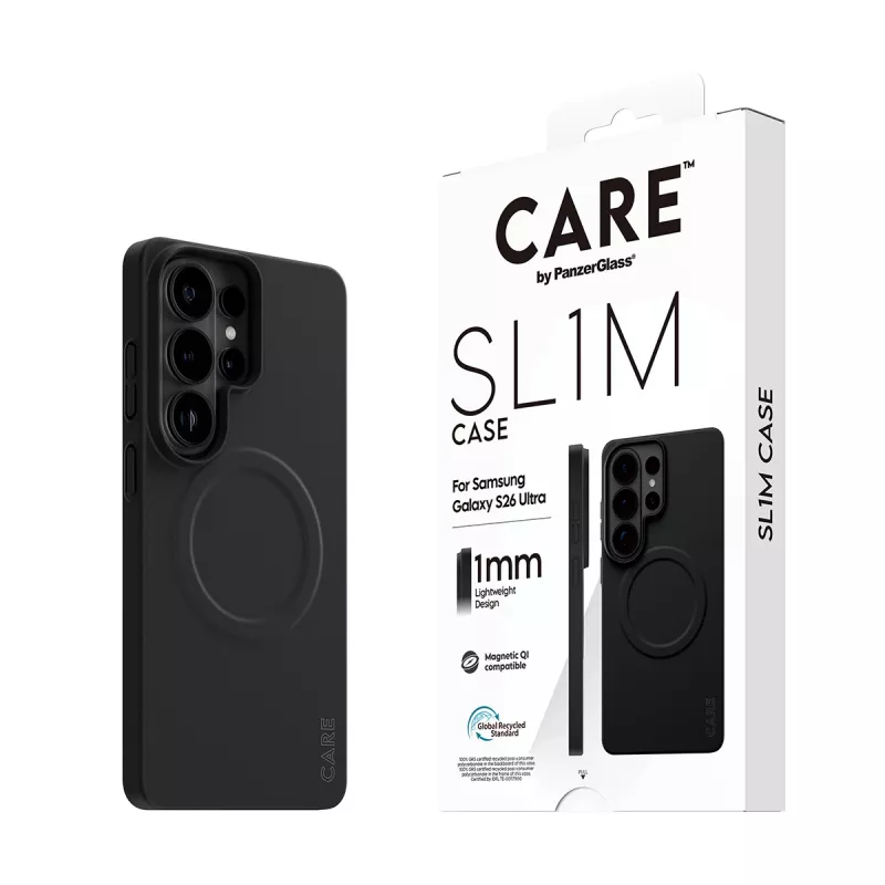 PanzerGlass CARE SL1M Dėklas Samsung Galaxy S26 Ultra, Juodas