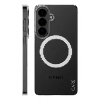 PanzerGlass CARE™ SL1M Skaidrus apsauginis dėklas su Qi belaidžiu įkrovimu Samsung Galaxy S26+ (6,7 colio)