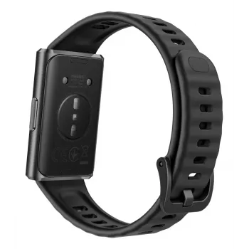 Apyrankės formos aktyvumo seklys HUAWEI Band 11 Pro su 1,62 colio AMOLED ekranu, optiniu širdies ritmo jutikliu, 14 dienų baterija, Juoda