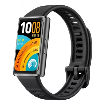 Apyrankės formos aktyvumo seklys HUAWEI Band 11 Pro su 1,62 colio AMOLED ekranu, optiniu širdies ritmo jutikliu, 14 dienų baterija, Juoda
