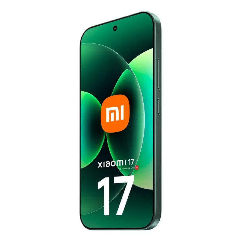 Išmanusis telefonas Xiaomi 17 — 6,3 colio (16 cm) ekranas, Snapdragon 8 Elite Gen 5, 12 GB RAM, 512 GB atminties, 6330 mAh, žalias