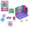 Gabby's Dollhouse Groovy Music Room su DJ Catnip figūrėle, 2 aksesuarais, 2 baldais ir 2 siuntomis, žaislai vaikams nuo 3 metų