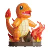 4D Build Pokémon Charmander 3D modelio rinkinys – Kanto pirmųjų partnerių kolekcija, 241 detalė, nuo 12 metų