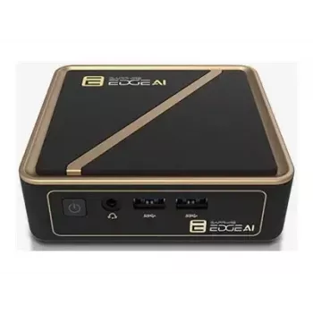 Mini PC Barebone Sapphire EDGE AI 340 su DDR5 atminties palaikymu ir HDMI išvestimi