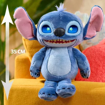 Just Play Disney Stitch – Many Moods Stitch, interaktyvi figūrėlė su garsu, 3+ m.