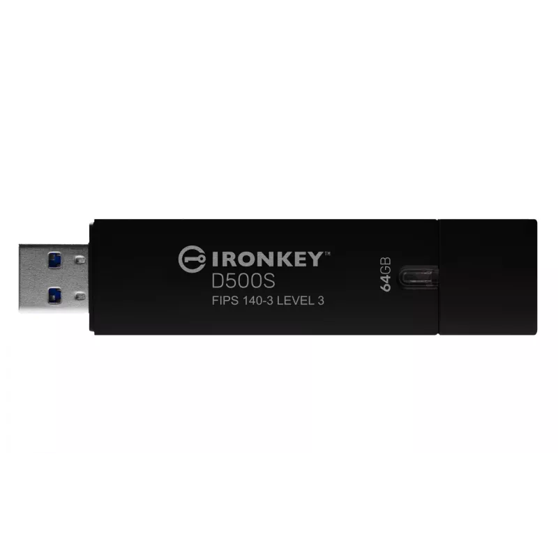 USB atmintukas Kingston Technology IronKey 64GB D500S FIPS 140-3 AES-256