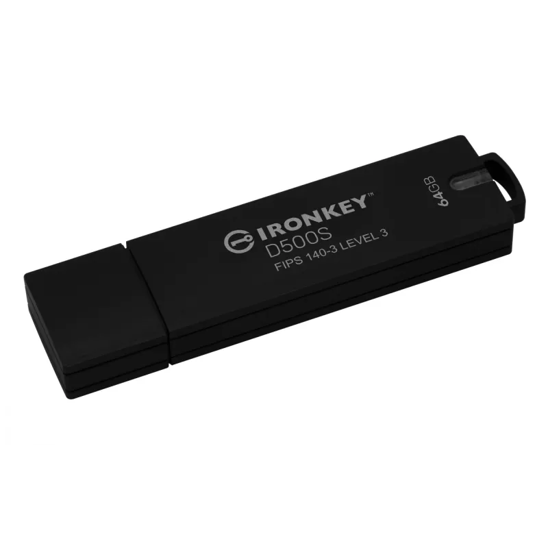 USB atmintukas Kingston Technology IronKey 64GB D500S FIPS 140-3 AES-256