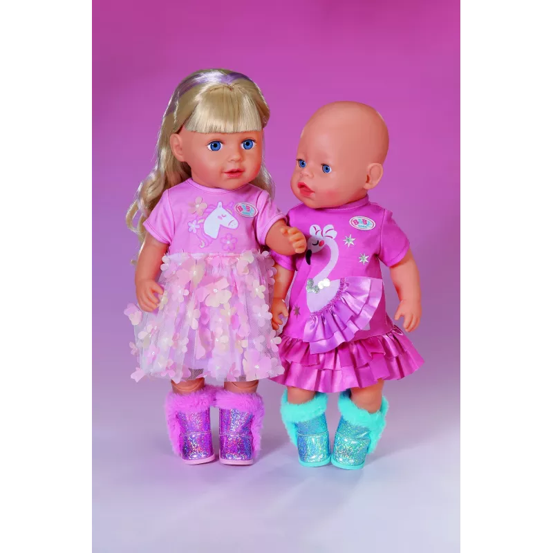 BABY born Glitter Boots 2 ass. 43 cm lėlės batai