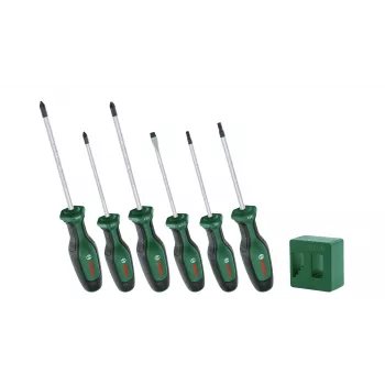 Bosch 1 600 A02 W7L 6 dalių atsuktuvų rinkinys su įmagnetintuvu
