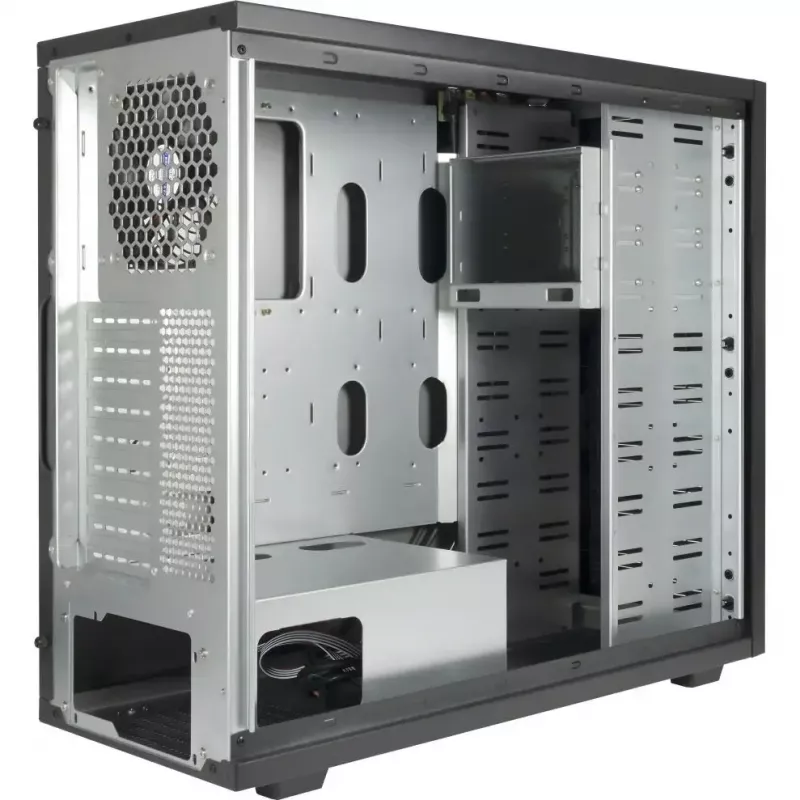 Korpusas INTER-TECH 88887382 Micro Tower juodas