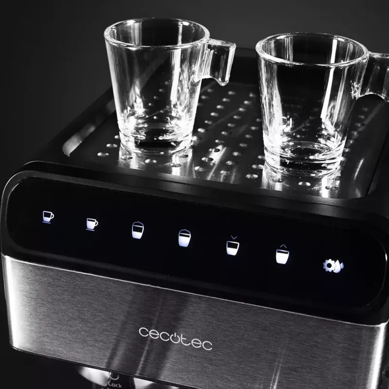 CECOTEC Power Instant-ccino 20 Touch pilnai automatinis espresso aparatas, 1.4 L, 2 puodeliai, 1350 W