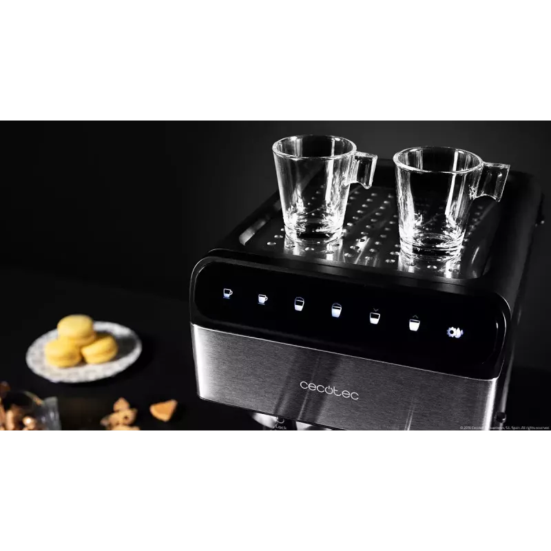CECOTEC Power Instant-ccino 20 Touch pilnai automatinis espresso aparatas, 1.4 L, 2 puodeliai, 1350 W