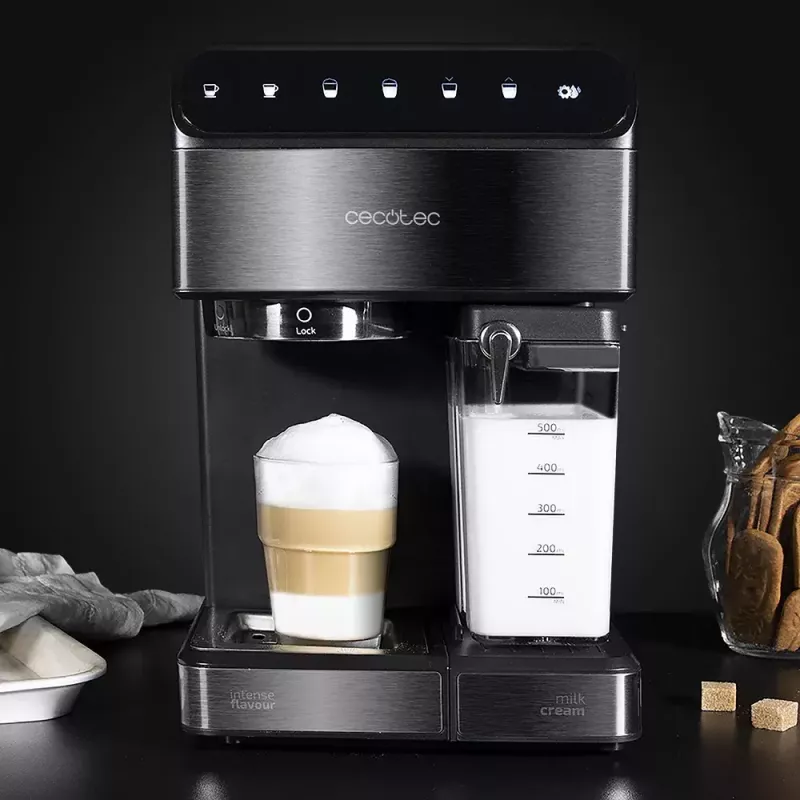 CECOTEC Power Instant-ccino 20 Touch pilnai automatinis espresso aparatas, 1.4 L, 2 puodeliai, 1350 W