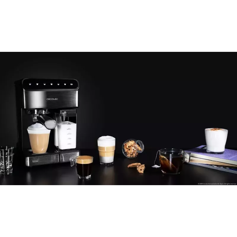CECOTEC Power Instant-ccino 20 Touch pilnai automatinis espresso aparatas, 1.4 L, 2 puodeliai, 1350 W