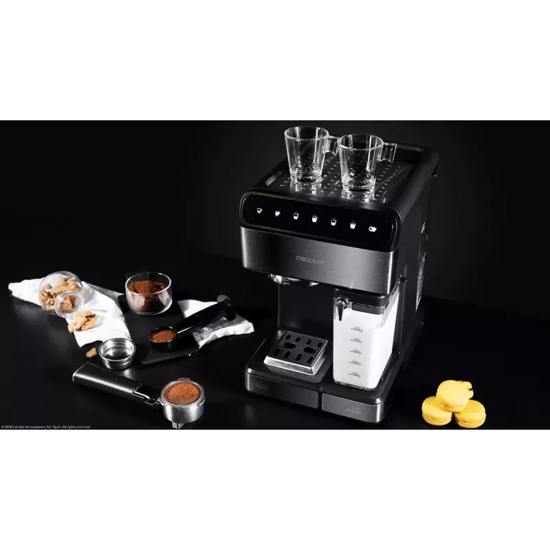CECOTEC Power Instant-ccino 20 Touch pilnai automatinis espresso aparatas, 1.4 L, 2 puodeliai, 1350 W