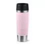 Kelioninis puodelis EMSA Travel Mug Waves Grande 500 ml rožinis, nerūdijantis plienas