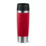 EMSA Travel Mug Classic N2022200 kelioninis puodelis 500 ml, juoda, raudona, nerūdijantis plienas