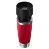 EMSA Travel Mug Classic N2022200 kelioninis puodelis 500 ml, juoda, raudona, nerūdijantis plienas