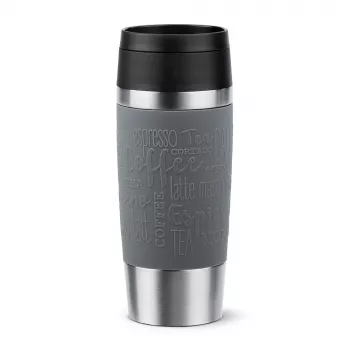 EMSA Travel Mug Classic 360 ml pilkos spalvos nerūdijančio plieno kelioninis puodelis