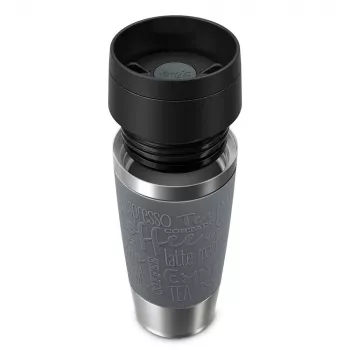 EMSA Travel Mug Classic 360 ml pilkos spalvos nerūdijančio plieno kelioninis puodelis