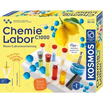 Kosmos Chemielabor C1000 chemijos eksperimentų rinkinys, 10 m.