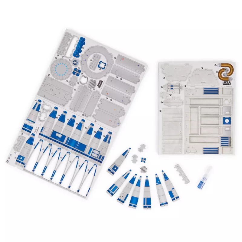 4D Build Star Wars R2-D2 Kartoninis Modelio Rinkinys 201 Detalė