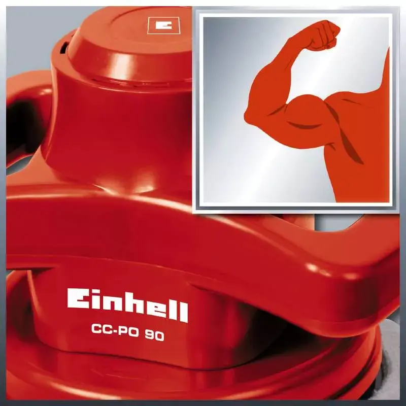 Automobilio poliravimo mašinėlė Einhell CC-PO 90, 90 W, 2400 RPM