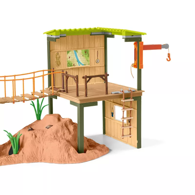 Schleich WILD LIFE Ranger Adventure Station žaislų rinkinys, įvairiaspalvis, 3-8 m.