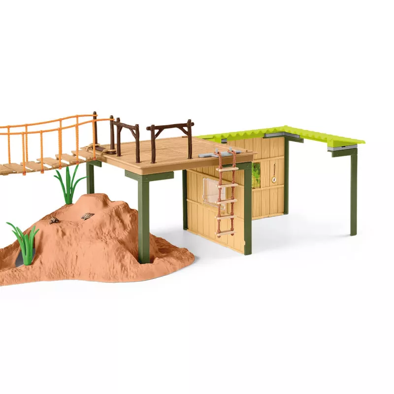 Schleich WILD LIFE Ranger Adventure Station žaislų rinkinys, įvairiaspalvis, 3-8 m.