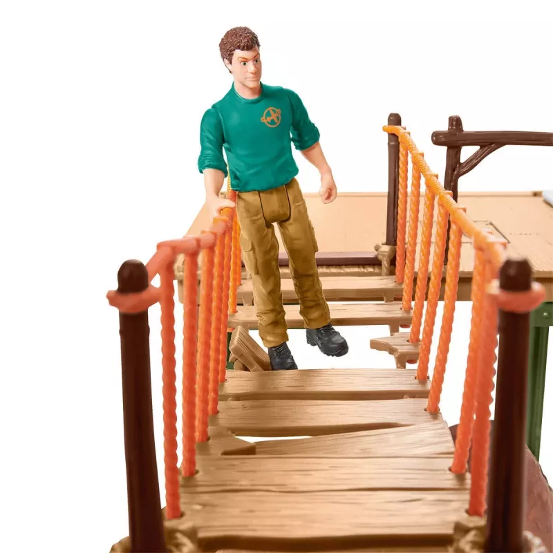 Schleich WILD LIFE Ranger Adventure Station žaislų rinkinys, įvairiaspalvis, 3-8 m.