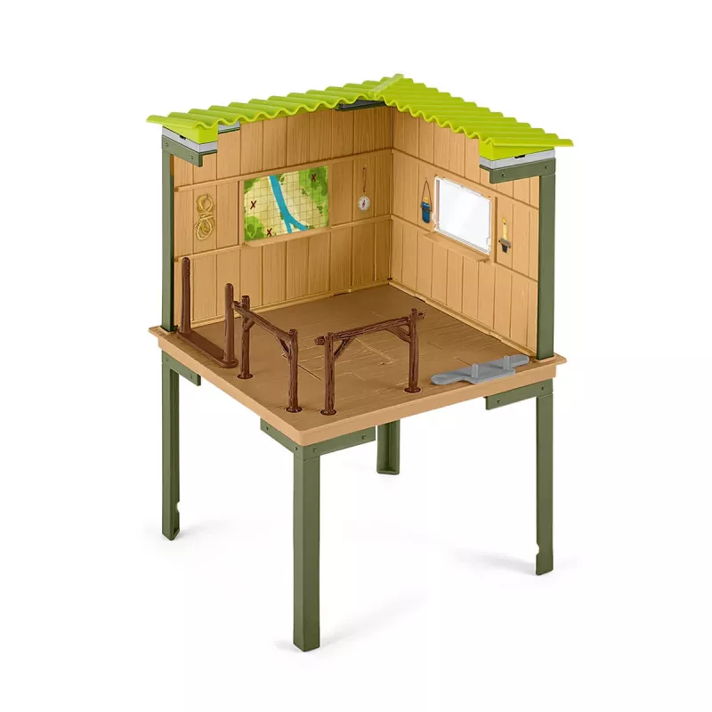 Schleich WILD LIFE Ranger Adventure Station žaislų rinkinys, įvairiaspalvis, 3-8 m.