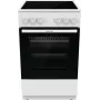 Gorenje GEC5A21WG Laisvai pastatoma viryklė Elektrinė Keraminė kaitlentė Balta