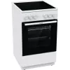 Gorenje GEC5A21WG Laisvai pastatoma viryklė Elektrinė Keraminė kaitlentė Balta