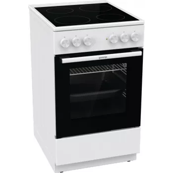 Gorenje GEC5A21WG Laisvai pastatoma viryklė Elektrinė Keraminė kaitlentė Balta