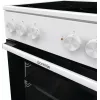 Gorenje GEC5A21WG Laisvai pastatoma viryklė Elektrinė Keraminė kaitlentė Balta