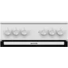 Gorenje GEC5A21WG Laisvai pastatoma viryklė Elektrinė Keraminė kaitlentė Balta