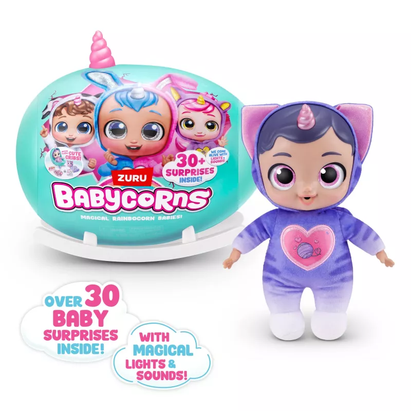 Zuru Babycorns interaktyvi kūdikių lėlė 1 serija didelė