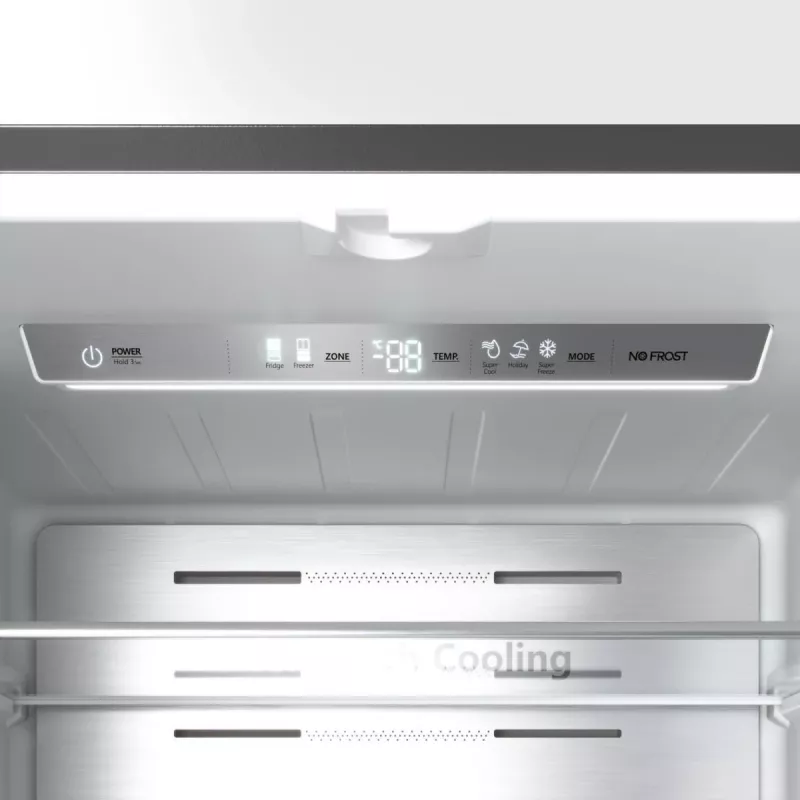 Šaldytuvas Hisense RF632N4WIE side-by-side laisvai pastatomas 485 L Pilka, Nerūdijantis plienas