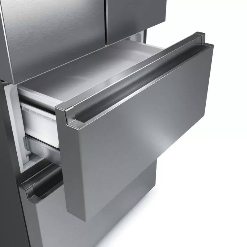 Šaldytuvas Hisense RF632N4WIE side-by-side laisvai pastatomas 485 L Pilka, Nerūdijantis plienas
