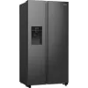 Šaldytuvas Hisense RS5P535NTFE šalia šaldiklio, laisvai pastatomas, 566 L, juodos spalvos