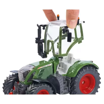 Žaislinė transporto priemonė ir žaidimo takelis Siku 3285 – mechaninis žaidimų traktorius su takeliu