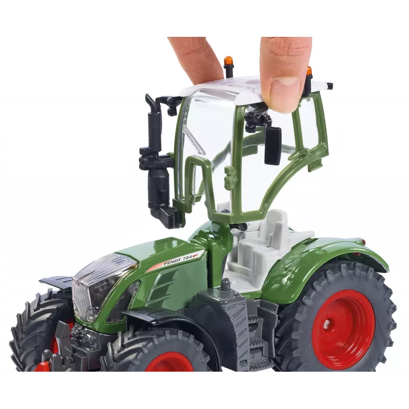 Žaislinė transporto priemonė ir žaidimo takelis Siku 3285 – mechaninis žaidimų traktorius su takeliu