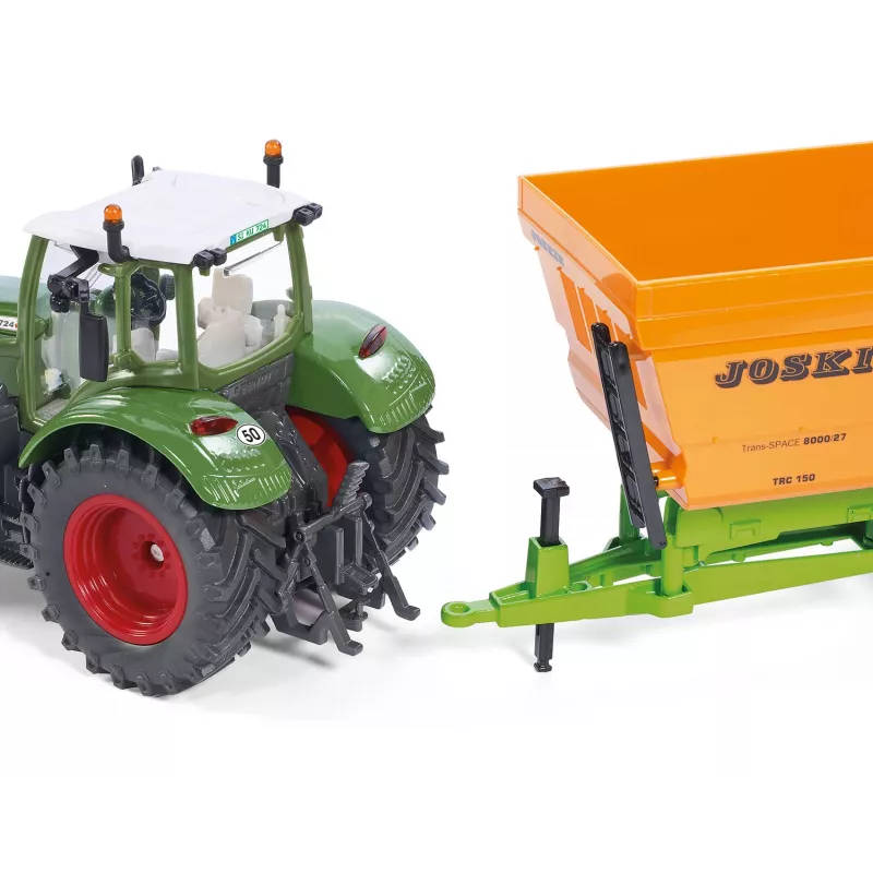 Žaislinė transporto priemonė ir žaidimo takelis Siku 3285 – mechaninis žaidimų traktorius su takeliu
