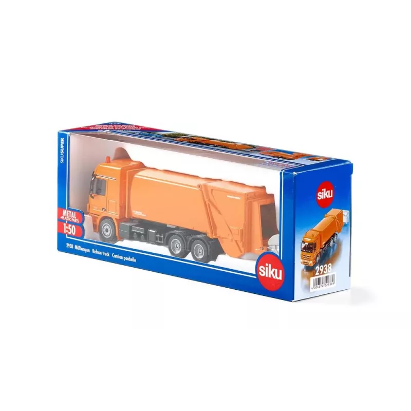 Šiukšliavežis Siku S-2938, 1:50, Mercedes‑Actros