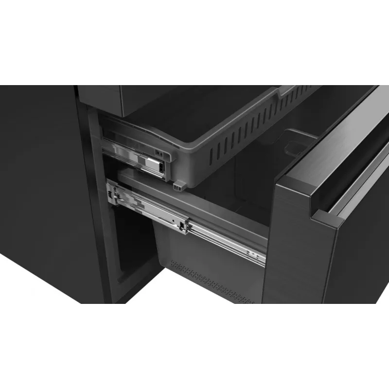 Hisense RF728N4SBFE šaldytuvas su šaldikliu French door 560 L Juodas