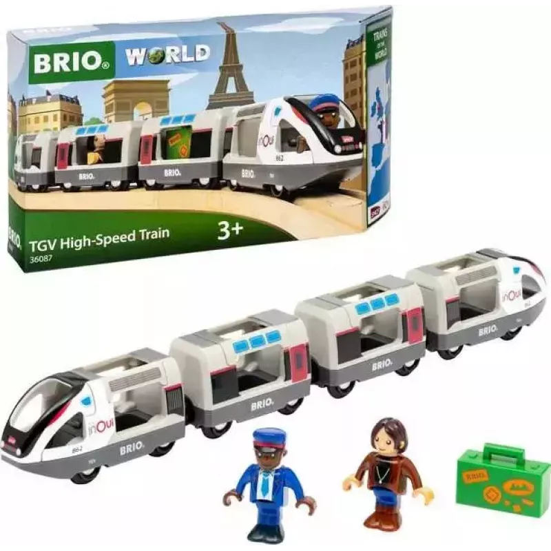Traukinukas BRIO 36087 žaidimų transporto priemonė įvairiaspalvė nuo 3 metų