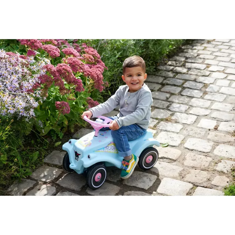 Vaikiškas stumiamas automobilis BIG Bobby Car Push 4 ratai Rožinė Turkio