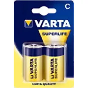 Varta Superlife C cinko-anglies vienkartinė baterija, C dydis, 1,5 V, 50 mm