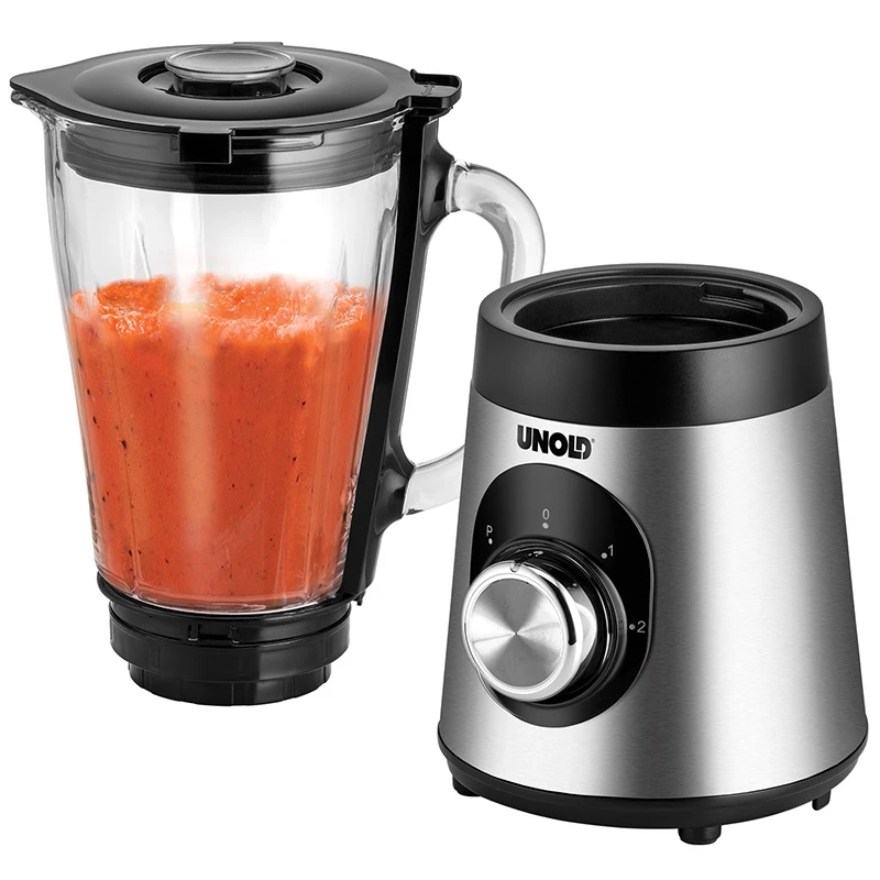 Unold Edel stalinis blenderis 1,5 l 500 W juodas, nerūdijantis plienas, permatomas